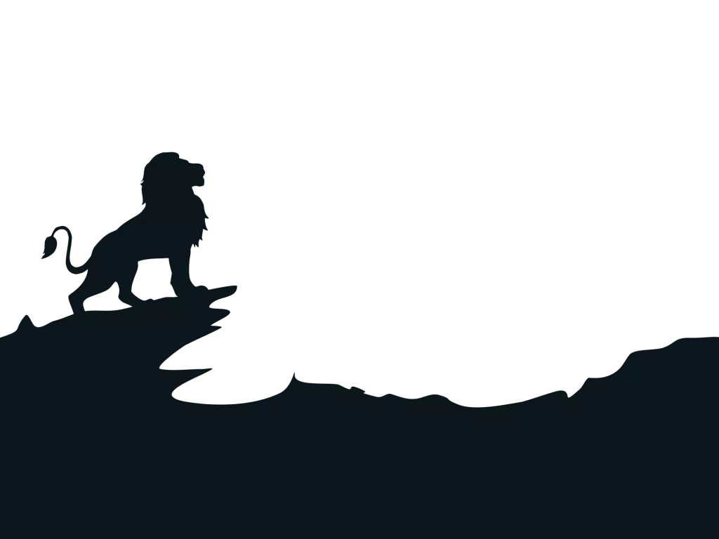 lion on a mountain 3 - diligent tags